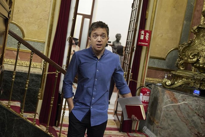 El portavoz de Más País, Íñigo Errejón, en una sesión plenaria, en el Congreso de los Diputados, a 30 de junio de 2022, en Madrid (España).