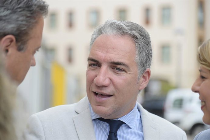 El coordinador general del PP i conseller de Presidncia de la Junta d'Andalusia en funcions, Elías Bendodo