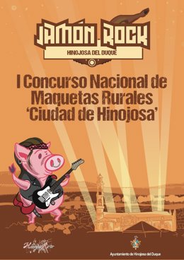 Archivo - Cartel del I Concurso Nacional de Maquetas Rurales 'Ciudad de Hinojosa'.