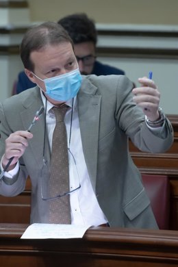 El portavoz de Sanidad del Grupo Popular en el Parlamento de Canarias, Miguel Ángel Ponce González