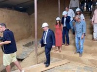 Iceta visita Guareña (Badajoz) y destaca el "impresionante" yacimiento de 'El Turuñuelo' sobre la civilización tartésica