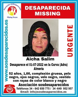 Buscan a una mujer de 52 años desaparecida desde el viernes en la Curva de Adra (Almería)