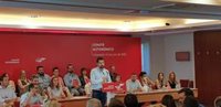 Tudanca presume de un PSCyL "con cantera" para las municipales frente a las "versiones en miniatura" del PP de Mañueco