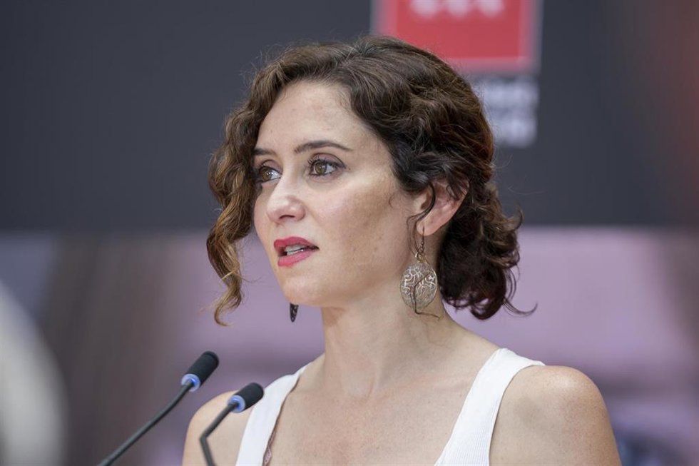La presidenta de la Comunidad de Madrid, Isabel Díaz Ayuso.