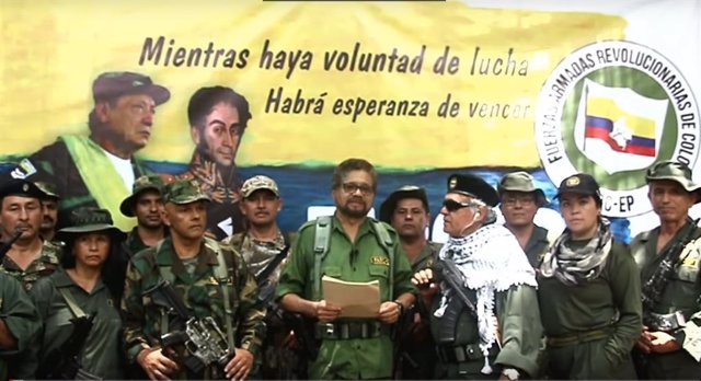Archivo - Iván Márquez y otros disidentes de las FARC anuncian la vuelta a las armas