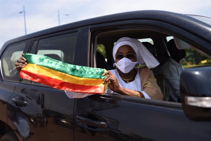 Llegada a Bamako del presidente de la transición maliense, Assimi Goita, tras la cumbre extraordinaria que reunió a los jefes de Estado de África Occidental en Accra sobre la crisis