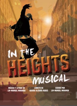 Cartel Del Musical In The Heights, Que Se Representará En La ESAD De Málaga El 4 Y 5 De Julio