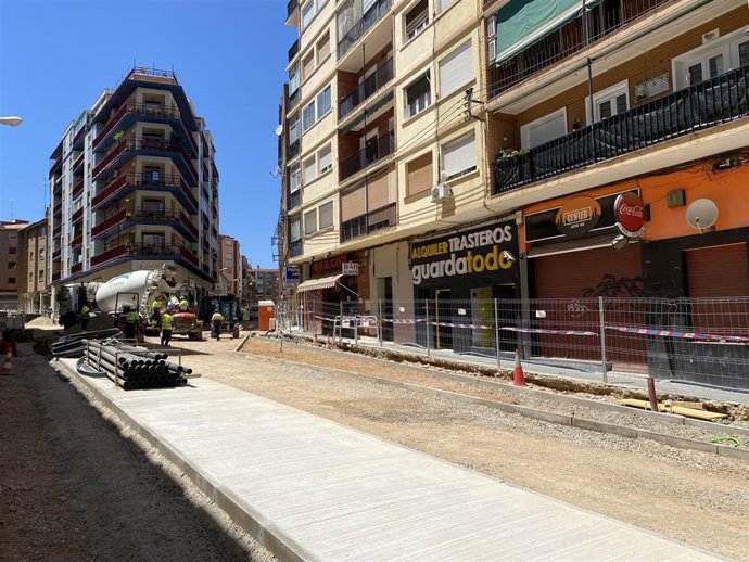 La reforma integral de la calle Cuarte entra este lunes en su tercera fase.