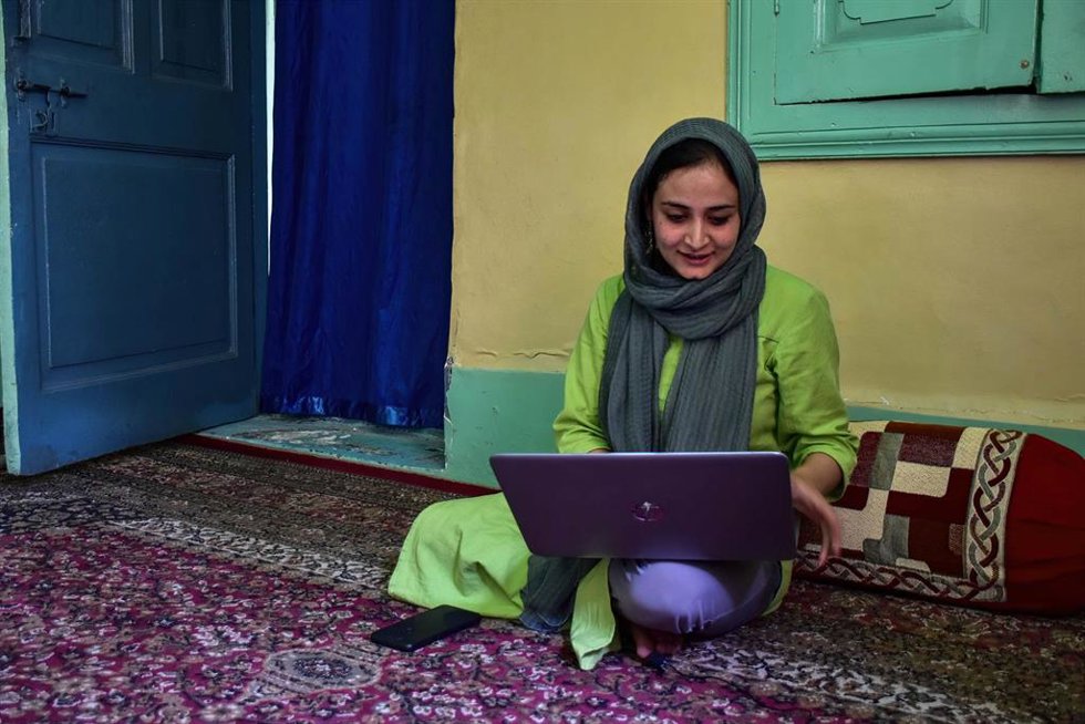 Archivo - La fótógrafa y fotoperiodista cachemir Sanna Irshad Mattoo, ganadora del Premio Pulitzer en 2022
