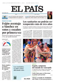 Las portadas de los periódicos del lunes 4 de julio