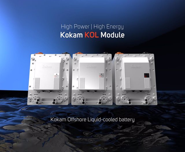 Batería de enfriamiento líquido para uso marítimo de Kokam (KOL)