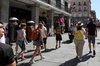 La llegada de turistas extranjeros a Madrid se multiplica casi por siete en mayo y el gasto casi por ocho