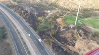 Extinguido el incendio forestal declarado en Mijas (Málaga)