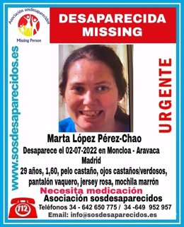 Buscan desde el sábado a una joven con epilepsia desaparecida en Madrid