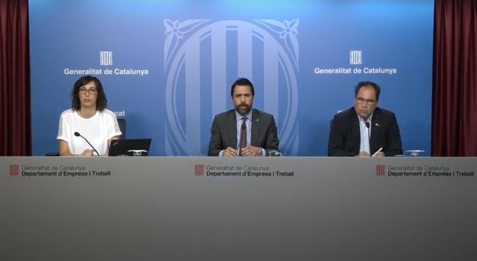 El conseller de Empresa y Trabajo de la Generalitat, Roger Torrent.