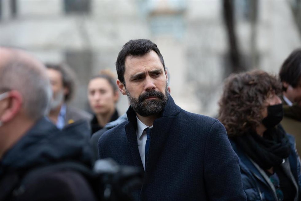 Archivo - El conseller de Empresa y Trabajo de la Generalitat, Roger Torrent, a 14 de marzo de 2022, en Barcelona, Cataluña (España).