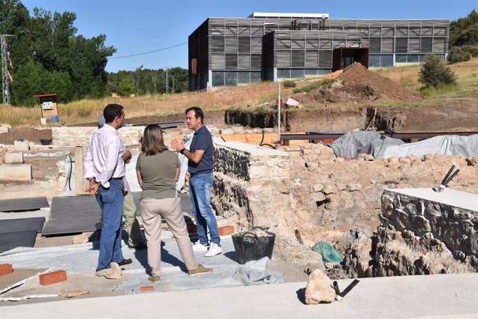 Las obras del balneum de Noheda.