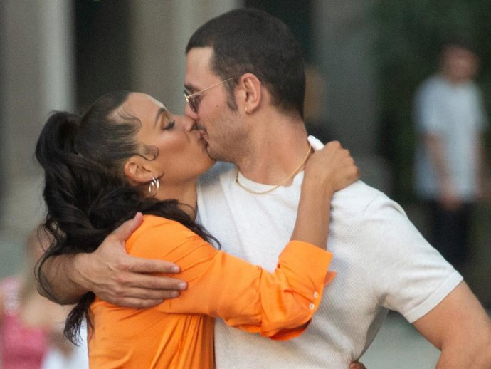 Chanel Terrero y su novio Bastián Iglesias