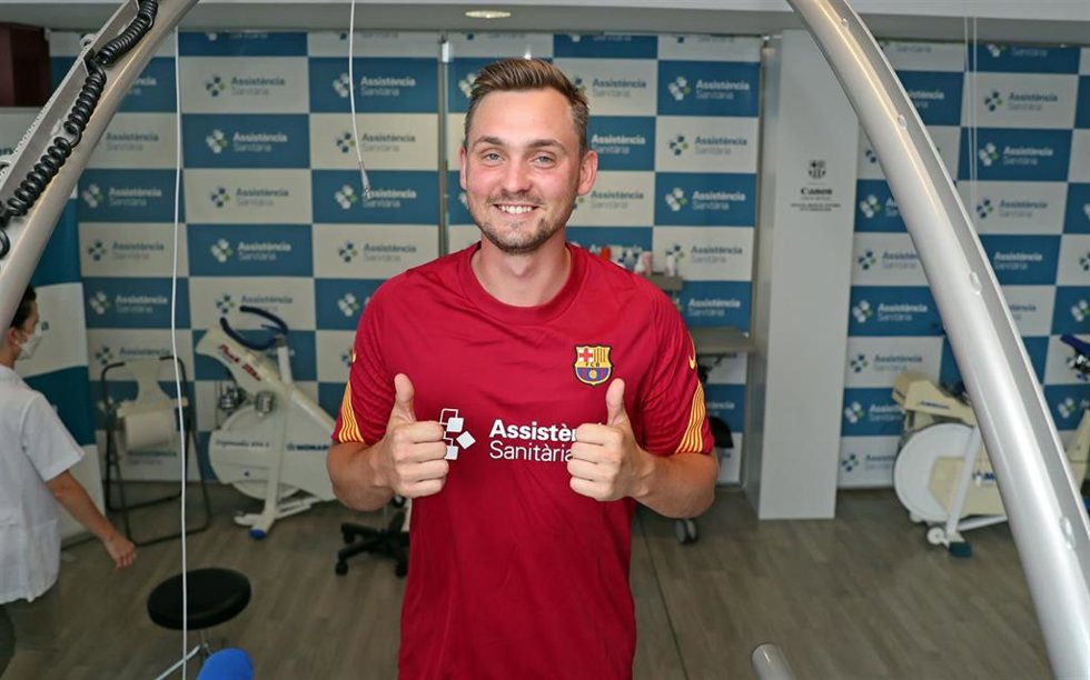 Archivo - El lateral sueco Hampus Wanne, primer refurezo del Bara de balonmano para la temporada 2022/23