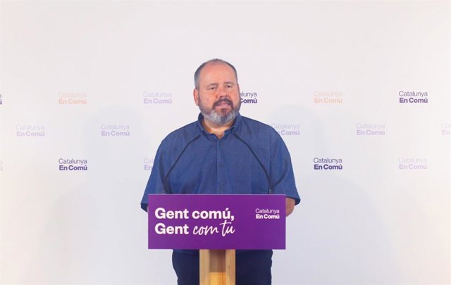 El portaveu dels comuns i diputat al Congrés, Joan Mena