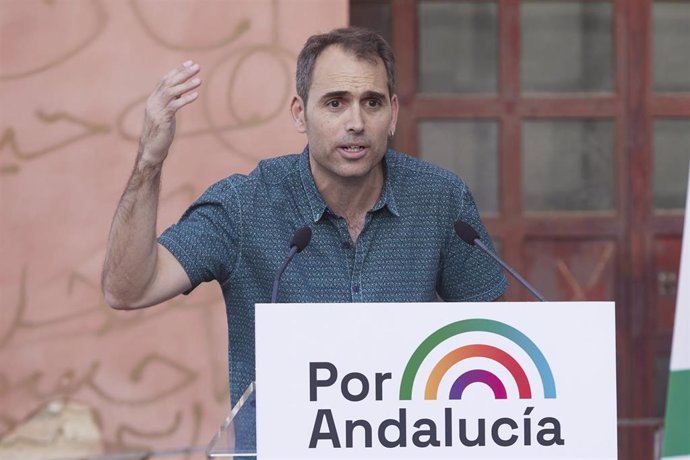 El coordinador general de IU Andalucía, Toni Valero, en una imagen de archivo