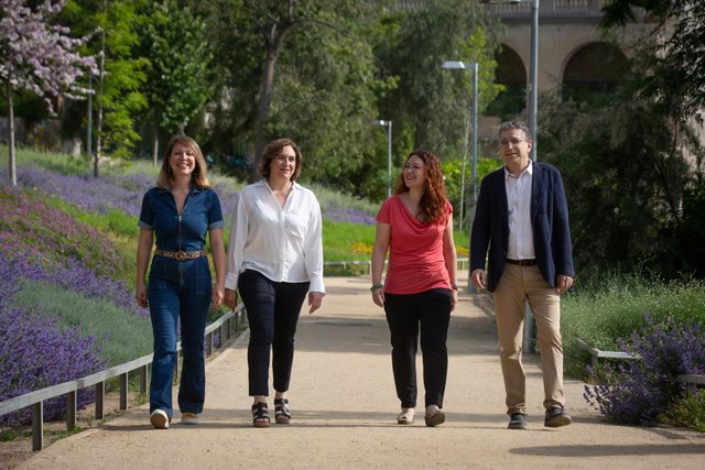 Archivo - Compareixença de l'alcaldessa de Barcelona, Ada Colau