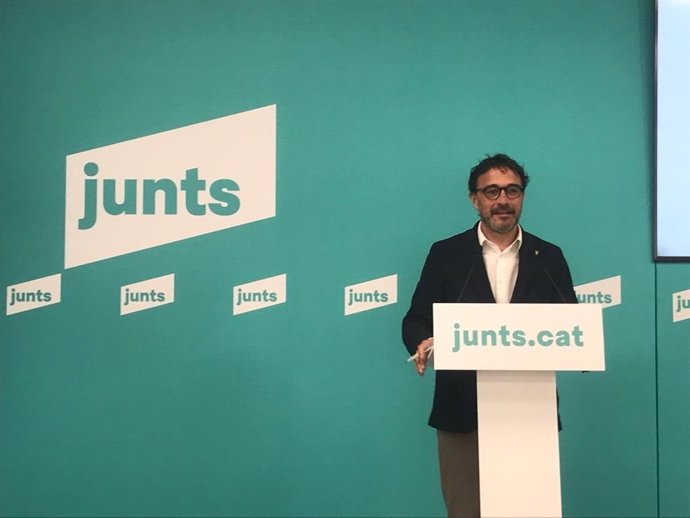 El portavoz de Junts, Josep Rius