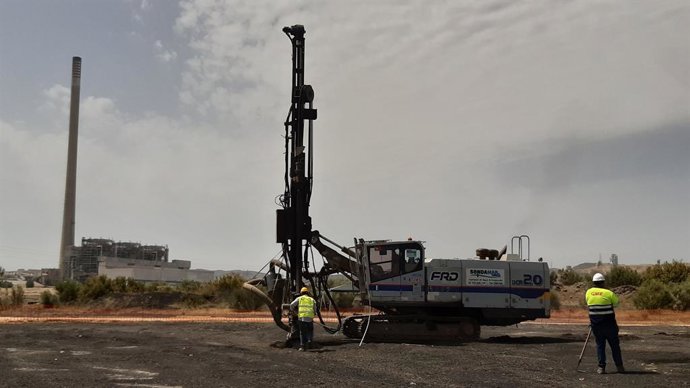 Construcció del parc solar
