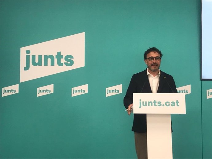 El portaveu de Junts, Josep Rius