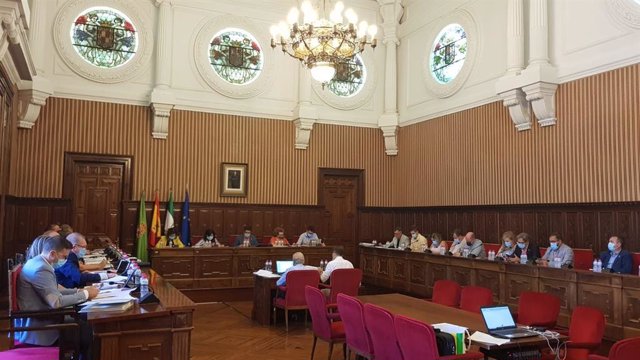 Pleno ordinario de la Diputación de Jaén.