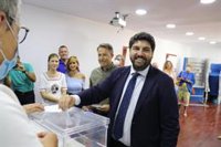 López Miras: "El proyecto del PP es el que necesita la Región porque se centra en mejorar la vida de los ciudadanos"