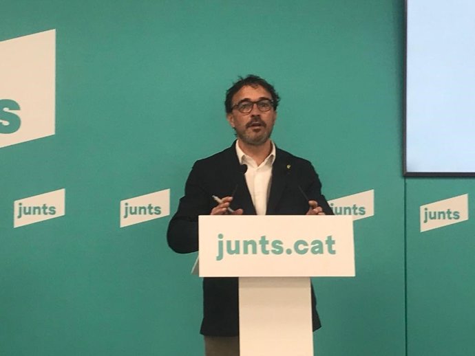 El portavoz de Junts, Josep Rius