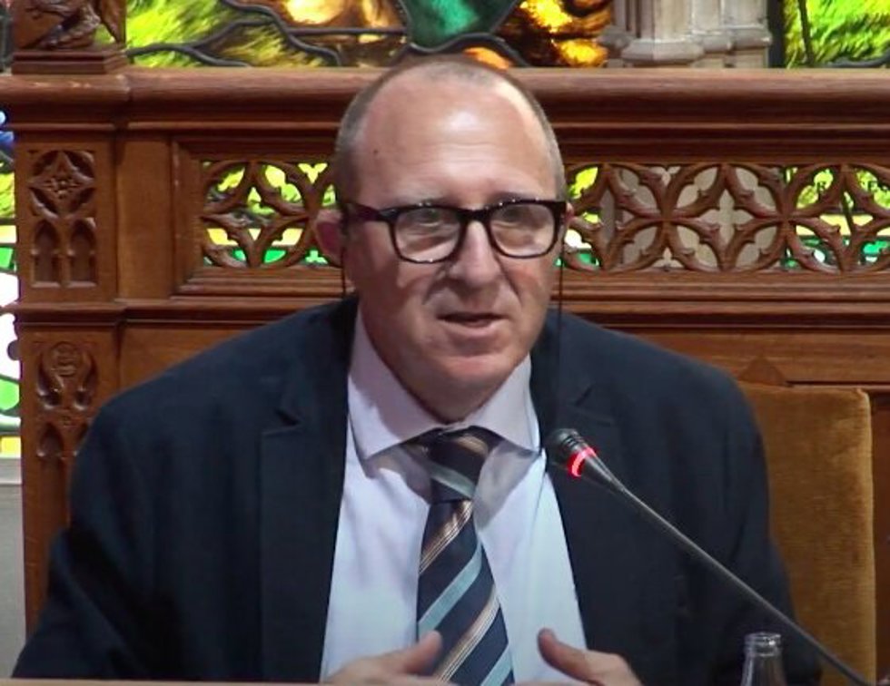 Archivo - El portavoz socialista en el Consell de Mallorca, Andreu Alcover