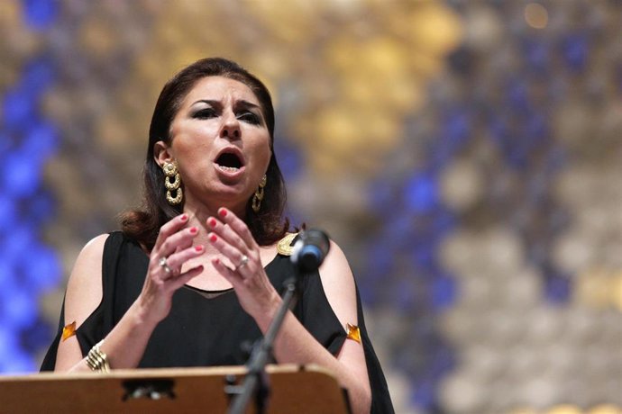 La soprano Montserrat Martí Caballé.
