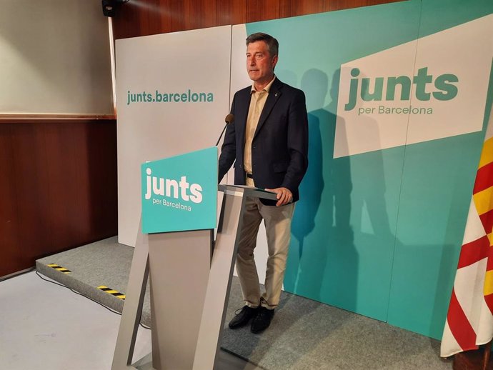 El portaveu de Junts a Barcelona, Jordi Martí