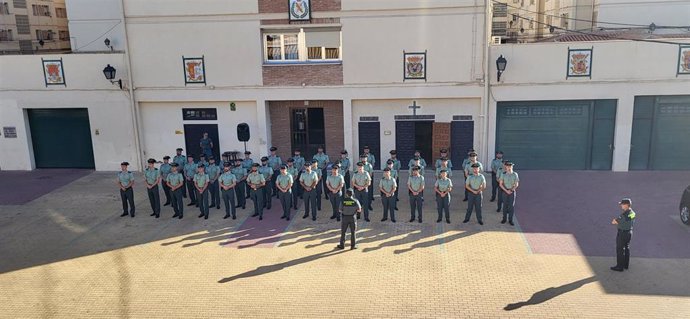 La Comandancia de la Guardia Civil de Toledo incorpora 43 guardias alumnos en prácticas.