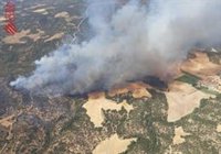 Estabilizado de nuevo el incendio de Venta del Moro, después de producirse una reproducción