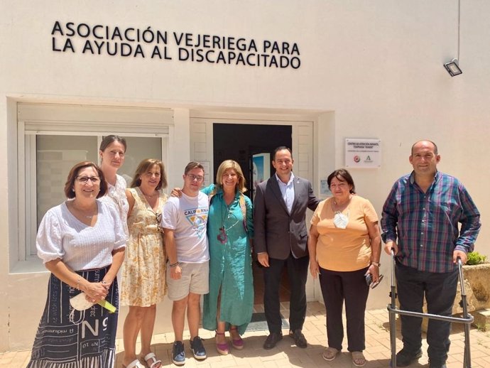 Isabel Paredes en el CAIT de Vejer.