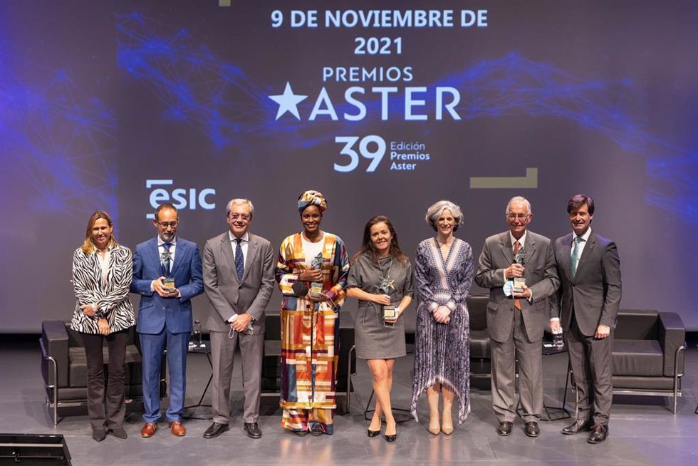 Archivo - Premiados de la edición de los Premios Aster de Andalucía Occidental de 2021.