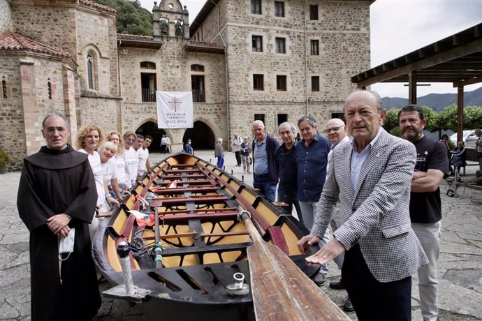 La trainera 'Liébana' divulgará el Año Santo por los ríos y mares de Europa