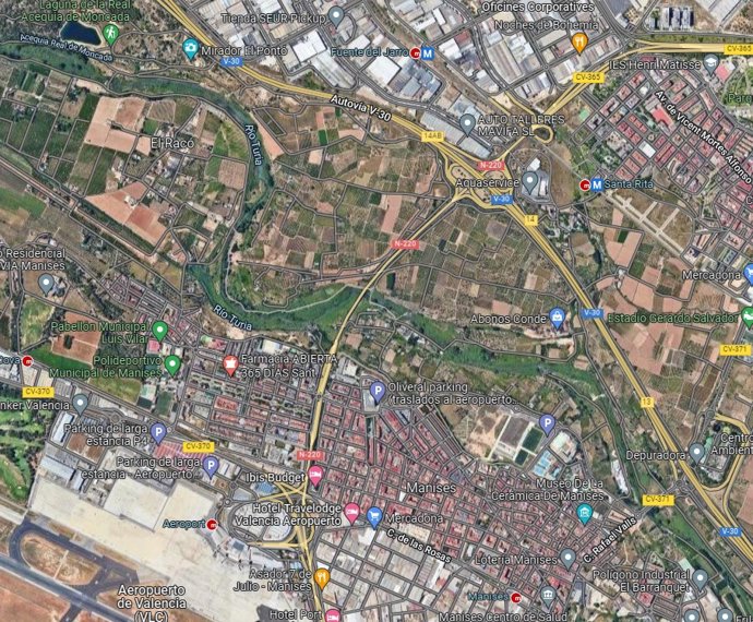 Parque Fluvial del Turia en Manises