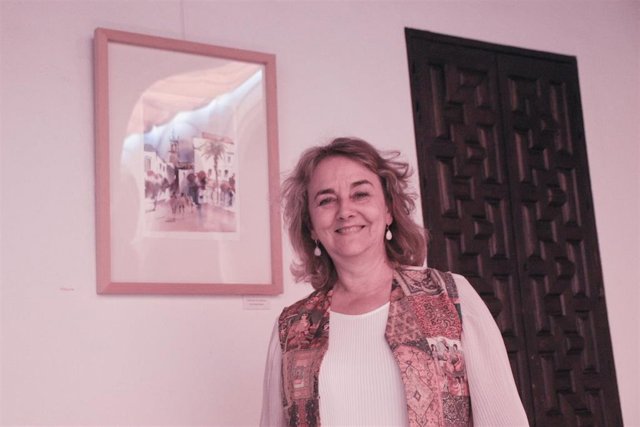 La catedrática en Química Inorgánica y ensayista Adela Muñoz en su intervención en los cursos de verano de la UPO en Carmona.