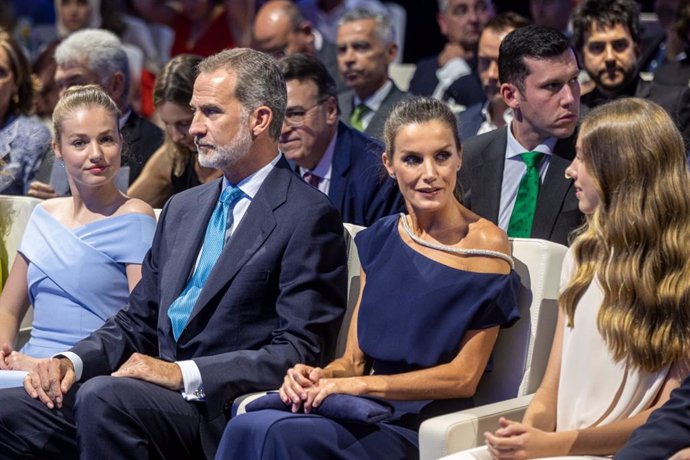 La Princesa Leonor, el Rei Felipe VI, la Reina Letizia i la Infanta Sofia presideixen l'entrega dels Premis Fundació Princesa de Girona.