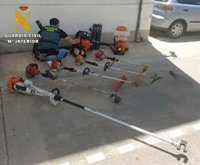 Investigado un joven de Sorihuela de Guadalimar (Jaén) por robo de maquinaria agrícola