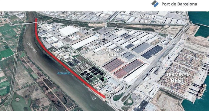 Mapa que muestra el lugar donde se realizará la actuación.