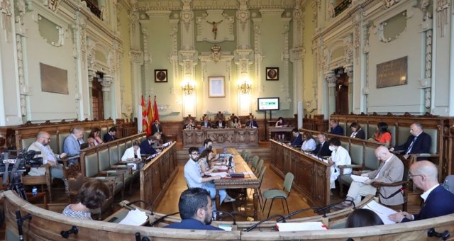 Pleno del Ayuntamiento de Valladolid correspondiente al mes de julio de 2022.