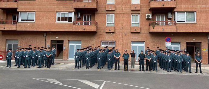 La 10 Zona de la Guardia Civil en La Rioja se refuerza con 79 guardias civiles en prácticas