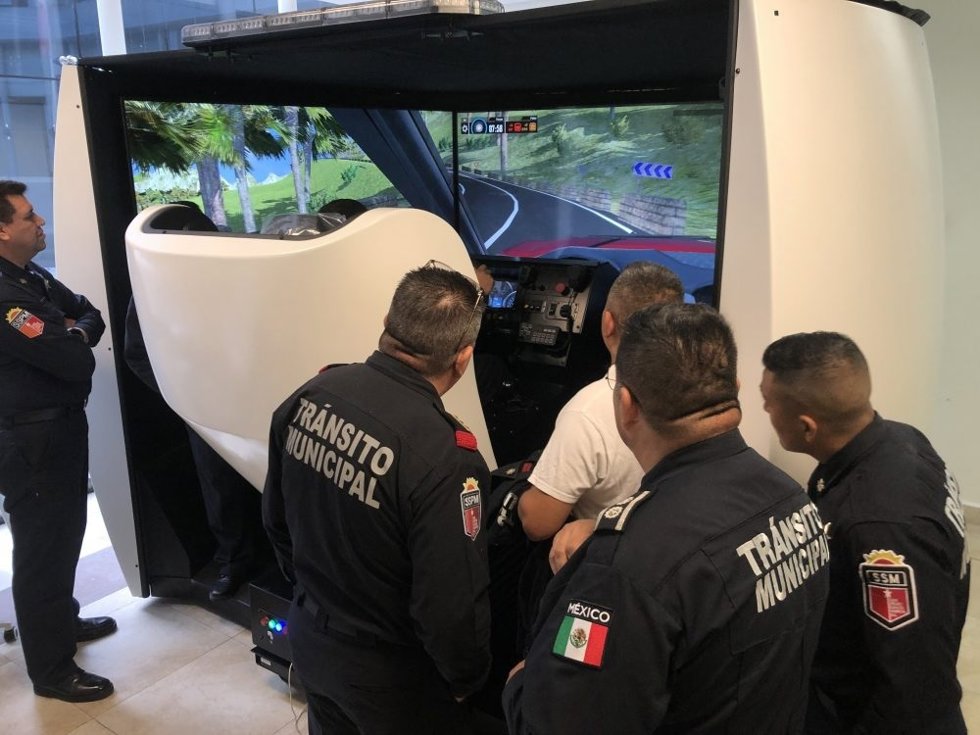 Muestra de un simulador de Simumak en México