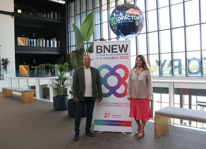 Xavier Vilajoana (Apce) y Blanca Sorigué (CZFB)