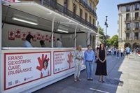 La Plaza del Castillo acogerá en San Fermín un punto de información para sensibilizar y prevenir agresiones sexistas